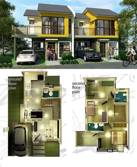 affordable  bedroom single detached home ulric home townhouse designs townhouse design