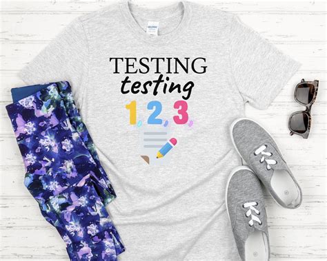 Testing Day Shirt Staar Testing Shirt Teacher Life State Etsy Uk