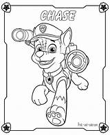 Paw Patrol Coloring Pages Chase Color Print Colouring Printable Disney High Sheets Kids Visit Getcolorings Many There Choose Board sketch template