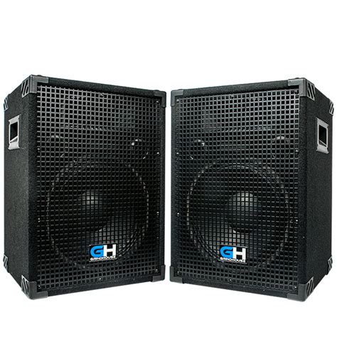 pair    passive pa speaker  band dj karaoke church  event ebay