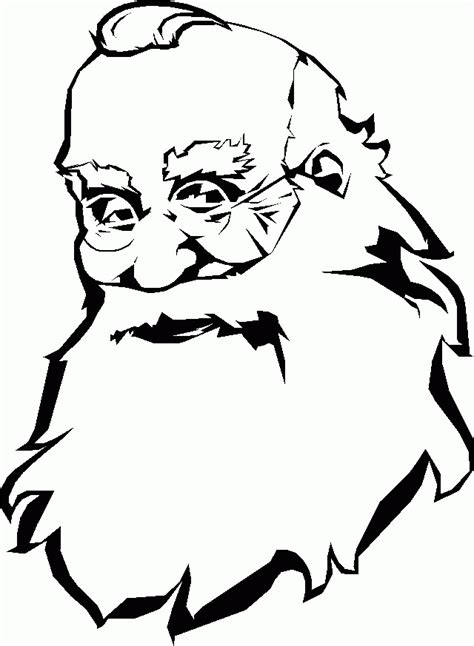 santa face images coloring home