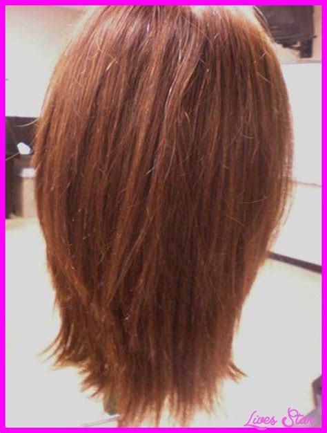 Nice Long Choppy Layered Haircuts Back View Long Bob