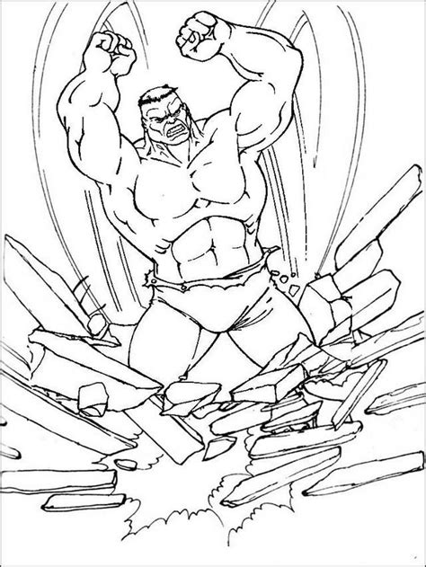 hulk coloring pages  dc comics fans coloring pages