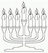 Coloring Hanukkah Jewish sketch template