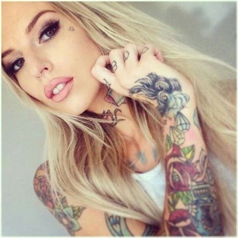 Pin On Tattoo Sexy Andmakeupandhair♠♥♣♦blonde Dark