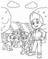Paw Patrol Ryder Coloring Pages Pups Print Printable раскраски Getdrawings Color Getcolorings sketch template