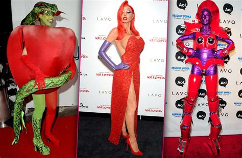 heidi klum s most outrageous halloween costumes relive a decade of