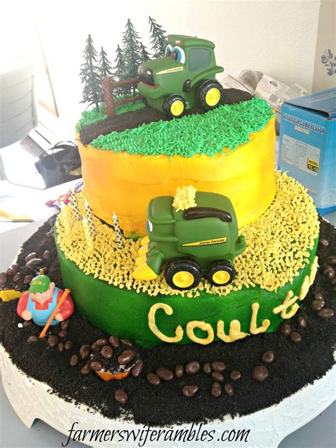 phone dump friday john deere birthday cake farmer s wife rambles