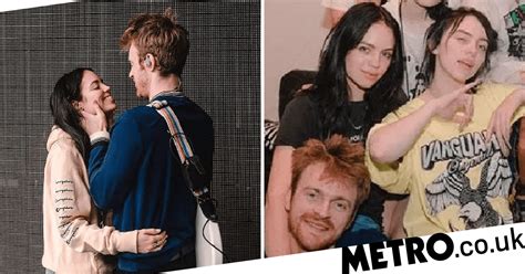 billie eilish brother finneas dating  lookalike claudia suwelski metro news