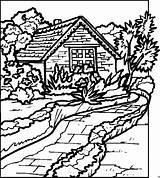 Coloring Pages Landscape Printable Colouring Kids Adult Landscapes Adults Summer Detailed Choose Board Drawings Book sketch template