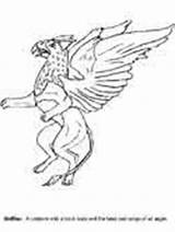 Coloring Griffin Pages Greek Creatures Monsters Kids Mythology Mystical Mythological Book Ancient Mythical Print Coloringpagebook Blake Eagle Printable Popular Lion sketch template