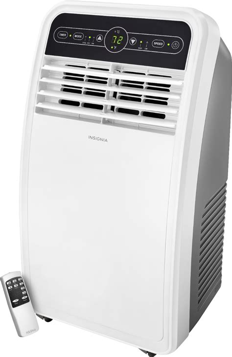 insignia  sq ft portable air conditioner whitegray  ebay