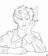 Bowie David Coloring Pages Getcolorings Ziggy Colouring Stardust Color Getdrawings Books Tumblr sketch template