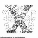 Coloring Pages Letter sketch template