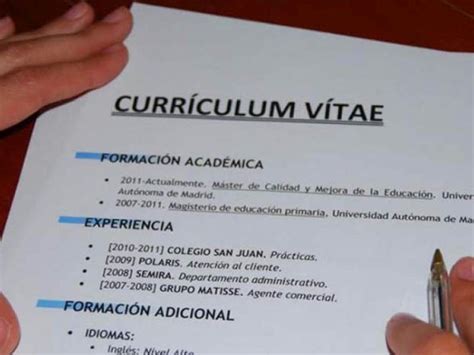 como hacer  curriculum vitae atractivo tramites mexico