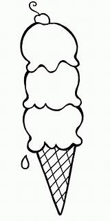 Ice Cream Cone Coloring Pages Color Drawing Melting Summer Mickey Cute Line Print Mouse Clipart Printable Sheets Kids Bulk Clip sketch template