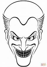 Coloring Pages Joker Printable Halloween Horror Stories Print Drawing Book sketch template