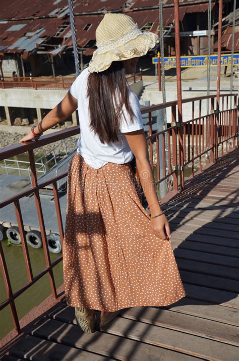 model van portret het thaise vrouwen stock foto