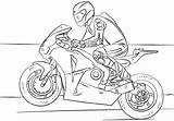 Motorcycle Coloring Pages Racing Supercoloring Via sketch template