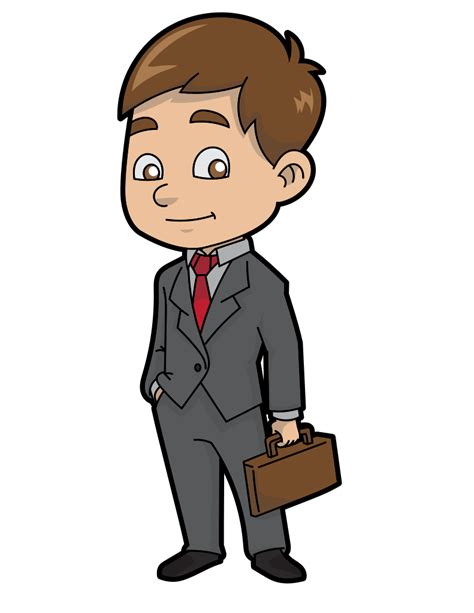 File A Humble Cartoon Businessman Svg Wikimedia Commons