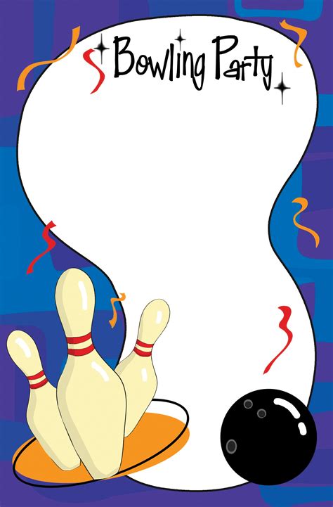 Bowling Invitations Printable Printable World Holiday