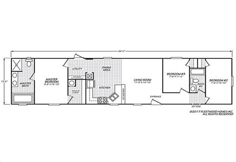 fleetwood single wide mobile home floor plans flooring images