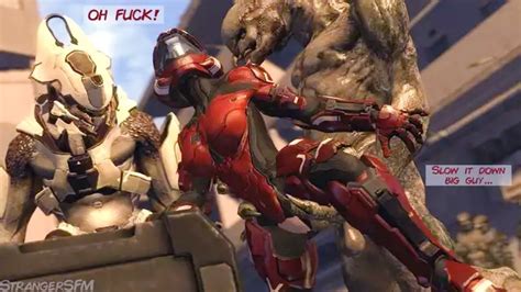 Rule 34 Comic Dialogue Halo Series Hand On Arms