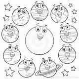 Solar System Coloring Pages Planets Pdf Drawing Panel Getdrawings Getcolorings Printable Color Moon Sun sketch template
