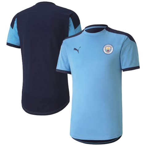 manchester city sky blue training jersey  official puma product
