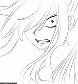 Tail Fairy Erza Coloring Lineart Pages Scarlet Zeref Lord Anime Template Chibi Manga Para Dibujar Imagenes Library Deviantart sketch template