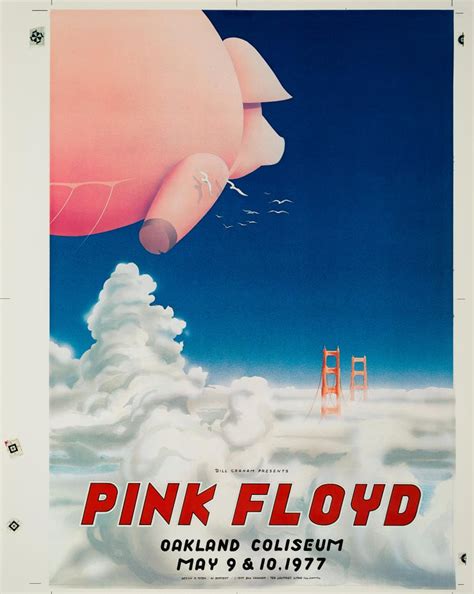 pink floyd original uncut printer s proof concert poster american