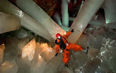 cave   crystals  giant crystal cave animal photo