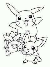 Pokemon Coloring Pages Kids sketch template