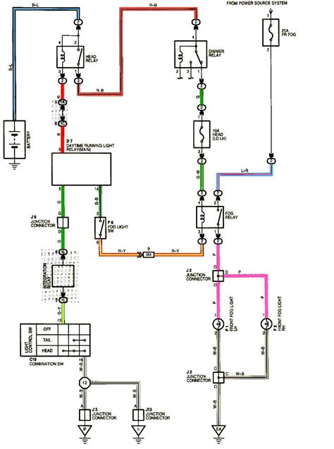 beautiful fog lights relay wiring diagram