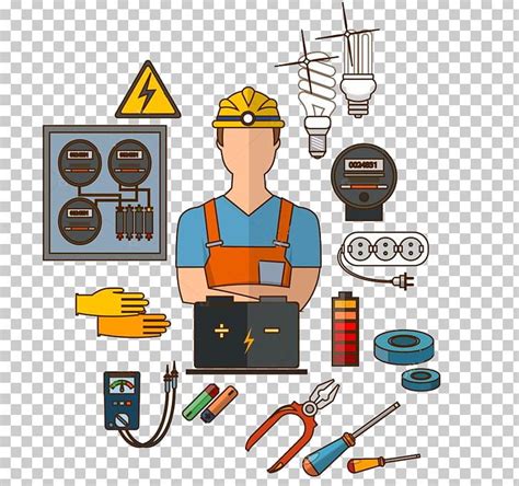 electrician electricity electrical engineering png clipart ac power plugs  sockets cartoon