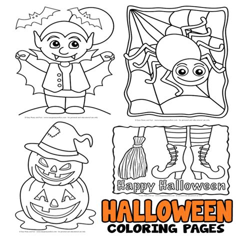 halloween coloring pages   printable sheets easy peasy  fun
