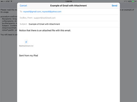 send  email   attachment  ios android  windows  rad studio