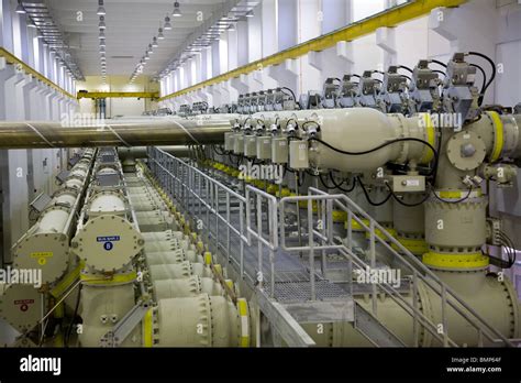 power plant generator room generators uae interior stock photo alamy