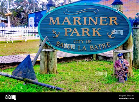 bayou la batre mariner park  res stock photography  images alamy