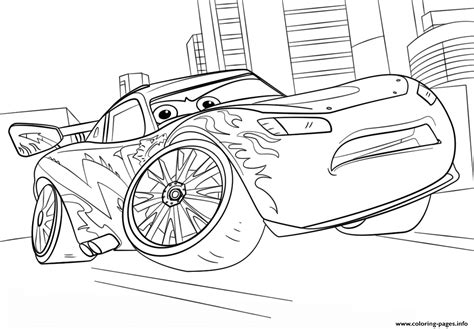 lightning mcqueen  cars  disney coloring page printable