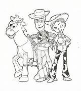 Coloring Toy Story Pages Woody Jessie Disney Clipart Buzz Printable Drawing Print Book Color Bullseye Getdrawings Comments Getcolorings Library Lovely sketch template