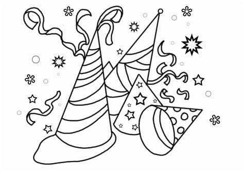 party coloring pages coloring home