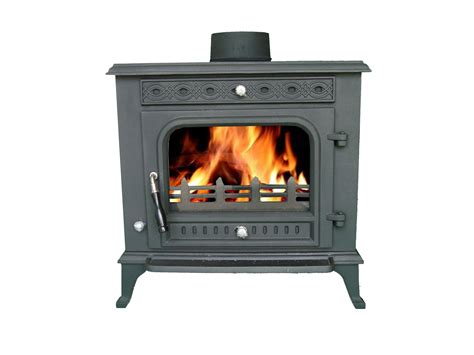 woodburner  cast iron log burner multifuel wood burning kw stove ja ebay