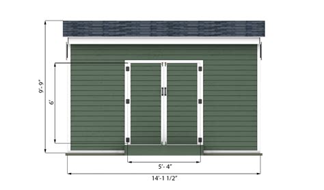storage shed front side preview