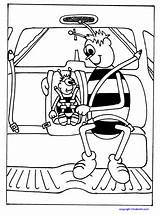 Seat Kinderart Safety Seatbelt sketch template