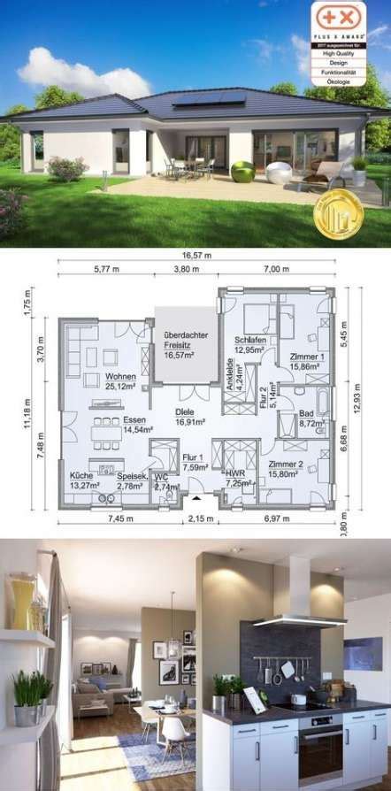 ideas house plans  story modern open floor house layout plans country style