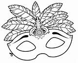 Mascaras Carnevale Maschere Colorare Archzine Mascara Disegni Maschera Feste sketch template