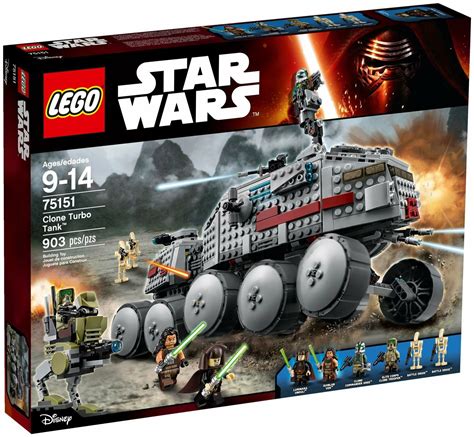 Конструктор Lego Star Wars 75151 Турботанк клонов 903 дет — купить в