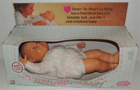 rare  heart  heart beating heart doll realistic  la baby