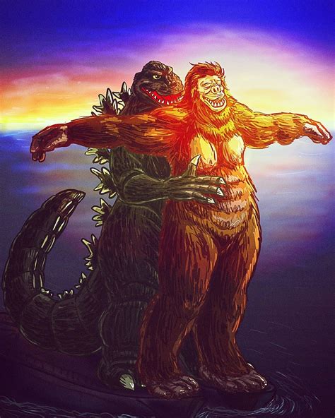 Godzilla Vs Kong Titanic Godzilla Vs Kong Know Your Meme